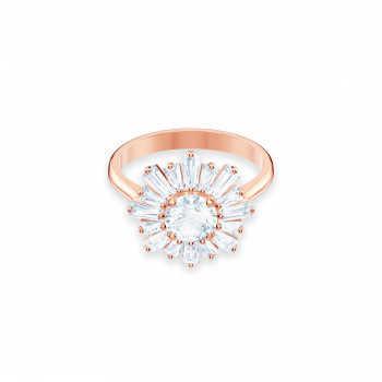 Swarovski® 'Sunshine' Dames Verguld Metaal Ring (sieraad) - Rosékleurig 5459599