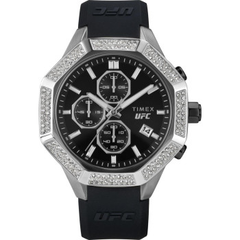 Timex® Chronograaf 'Ufc king chrono' Heren Horloge TW2V99300