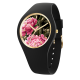 Ice Watch® Analoog 'Ice flower - black dahlia' Dames Horloge (Small) 021737