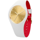 Ice Watch® Analoog 'Ice loulou - white gold chic' Dames Horloge (Medium) 022328