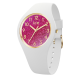 Ice Watch® Analoog 'Ice glitter - white pink' Meisjes Horloge (Small) 022572
