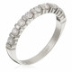 Orphelia® Dames Witgoud 18K Ring (sieraad) - Zilverkleurig RD-3005/1