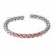 Orphelia® 'Jada' Dames Zilver 925 925 Armband (sieraad) - Zilver/Rosé ZA-7395