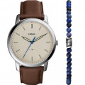 Fossil® Analoog 'The minimalist 3h' Heren Horloge FS5966SET
