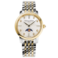 Frederique Constant® Analoog 'Slimline moonphase' Dames Horloge FC-206MPWD1S3B