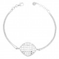 Orphelia® 'Lilla' Dames Zilver 925 925 Armband (sieraad) - Zilverkleurig ZA-7190