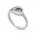 Orphelia® 'Dazzle' Dames Zilver 925 925 Ring (sieraad) - Zilverkleurig ZR-7518/R